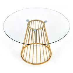 Masa Halmar Liverpool (Golden/Transparent) Thumb