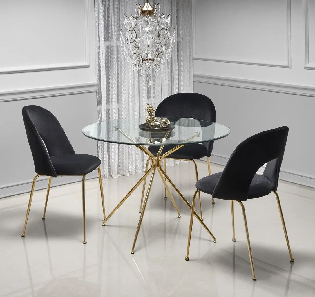 Masa Halmar Rondo (Golden/Transparent)