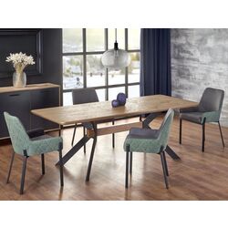 Masa extensibila Halmar Bacardi 160/220cm (Natural Oak/Black)