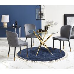 Masa Halmar Raymond (Golden/Transparent)