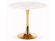 Masa Halmar Casemiro (White Marble/Golden)