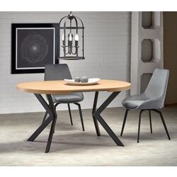 Masa extensibila Halmar Peroni 100-250cm (Golden Oak/Black)