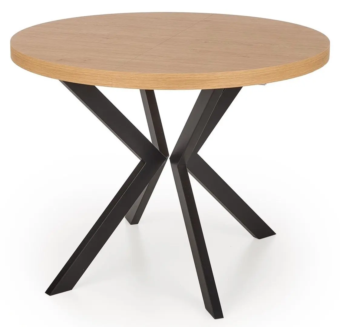 Стол раскладной Halmar Peroni 100-250cm (Golden Oak/Black)