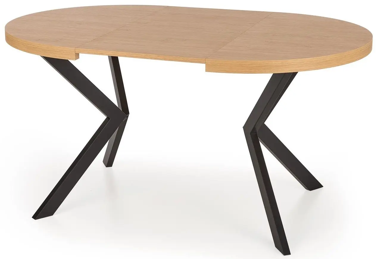 Стол раскладной Halmar Peroni 100-250cm (Golden Oak/Black)