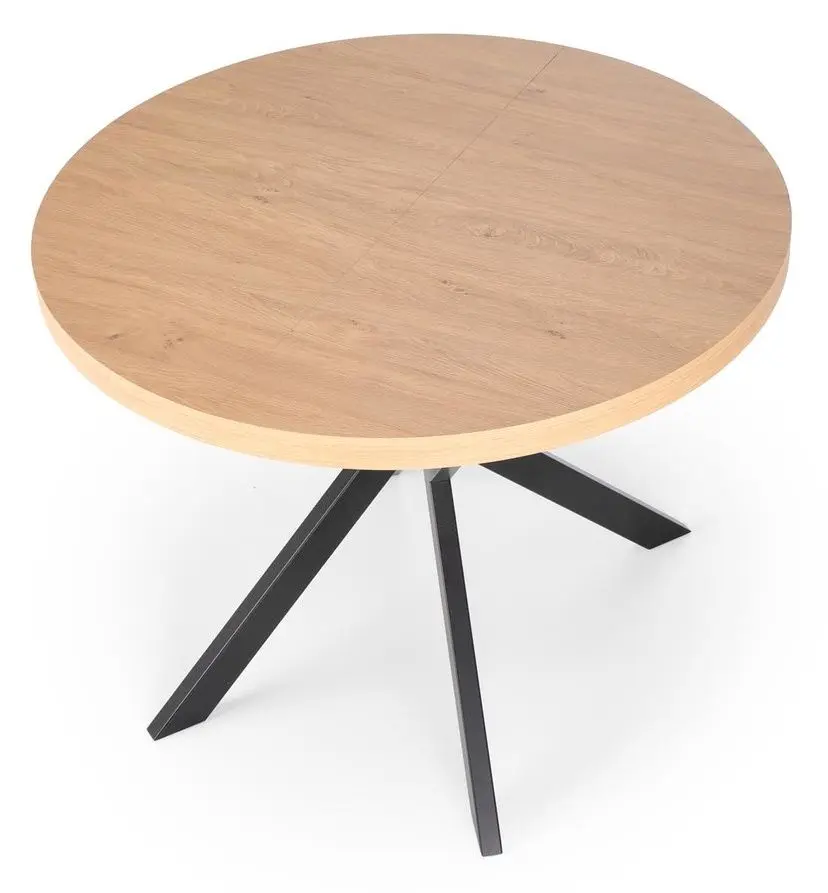 Стол раскладной Halmar Peroni 100-250cm (Golden Oak/Black)