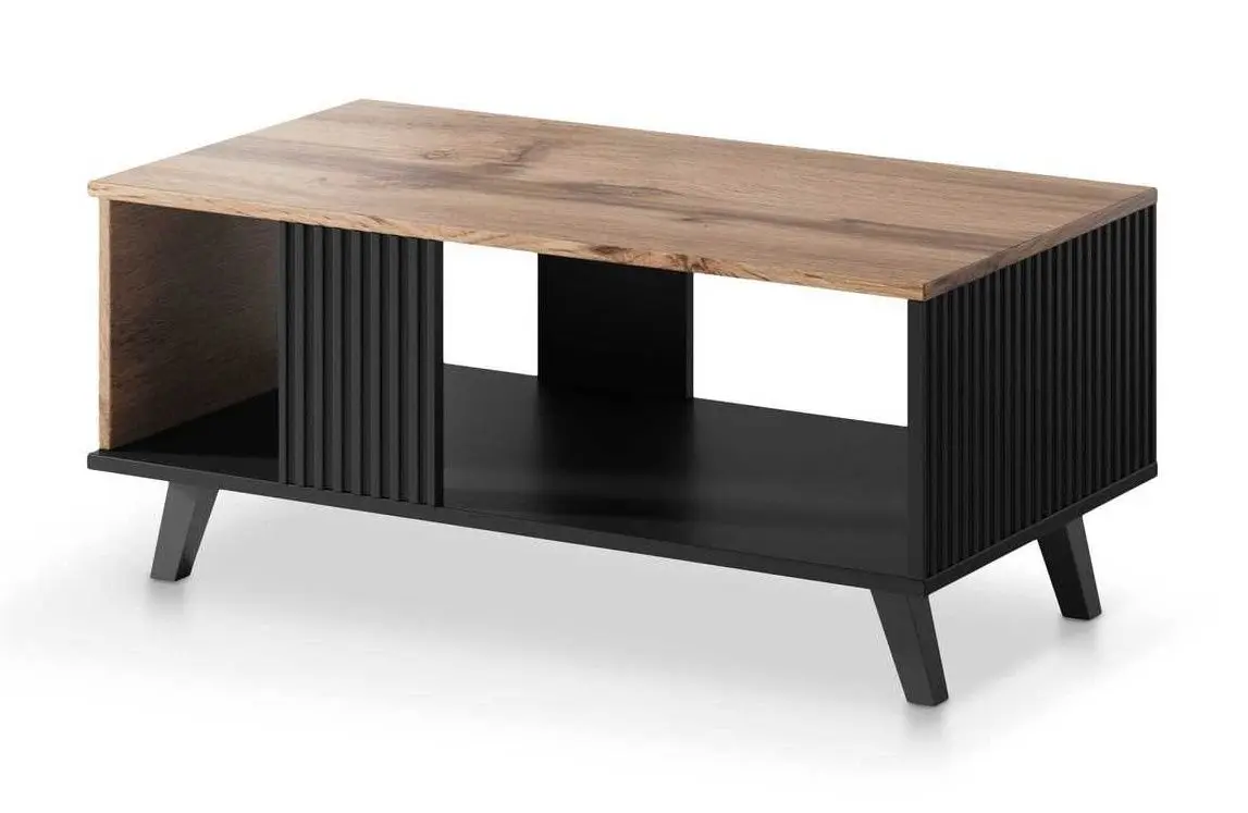 Masa pentru reviste Halmar Random LAW-1 (Wotan Oak/Black)