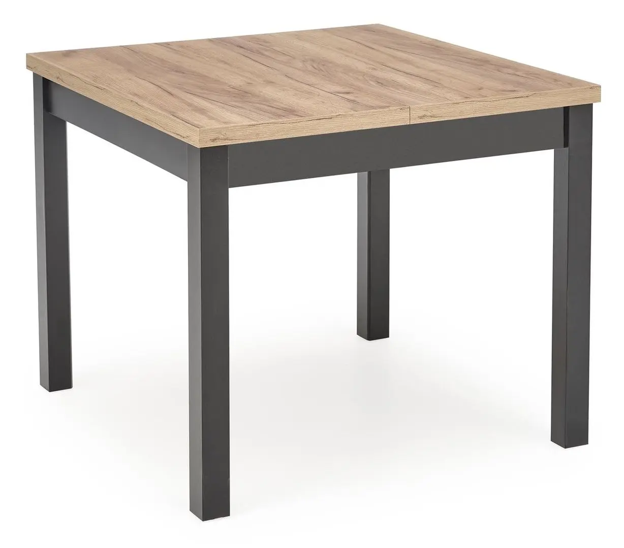 Стол раскладной Halmar Tiago Square 90/125cm (Craft Oak/Black)