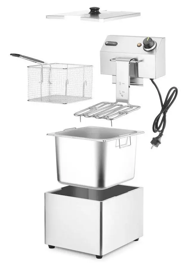 Фритюрница Hendi 205822 8L (Inox) - 3