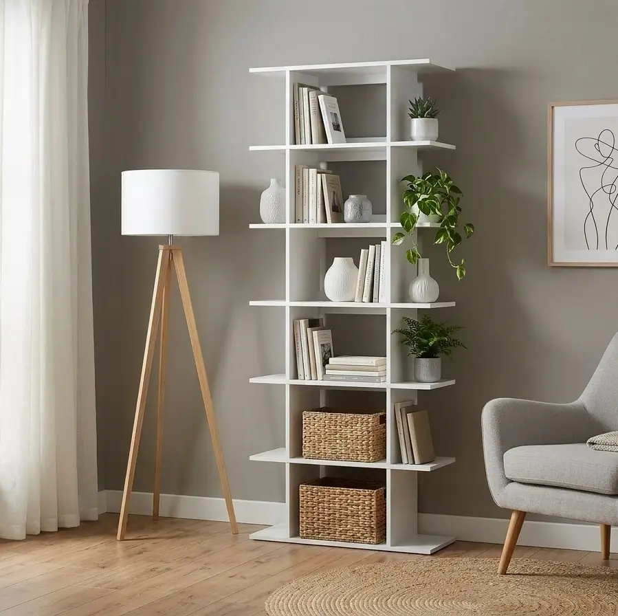 Стеллаж Fabrik Home Pablo N 7 (Ясень Белый)