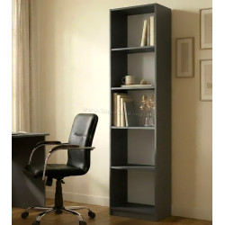 Etajera Fabrik Home Office Line 5 (Black Ash)