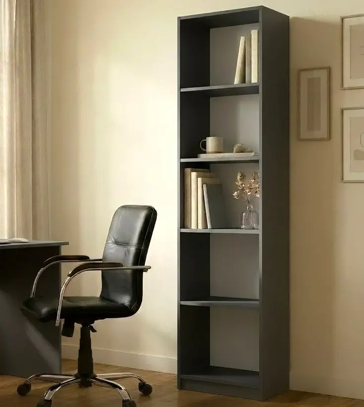 Etajera Fabrik Home Office Line 5 (Black Ash)