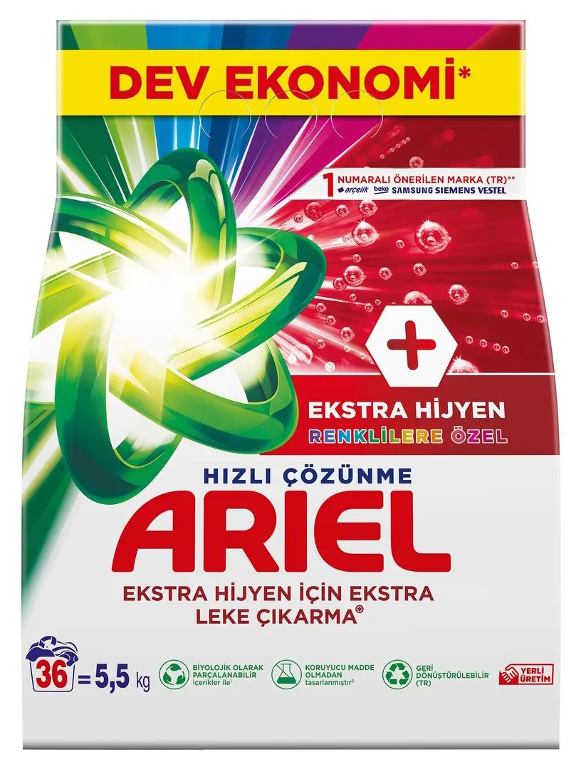 Praf de spalat Ariel Oxi Extra Hygiene 5.5kg