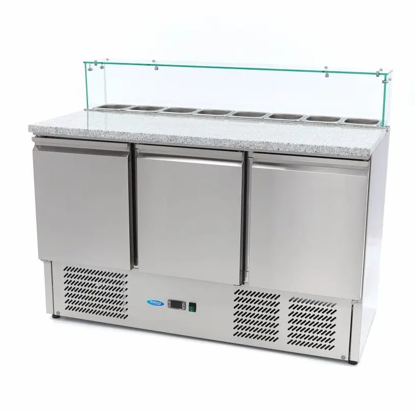 Холодильный стол для пиццы Maxima 9400208 (Inox)