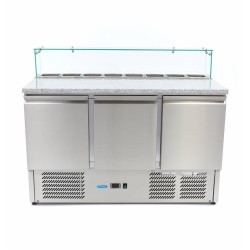 Холодильный стол для пиццы Maxima 9400208 (Inox) Thumb