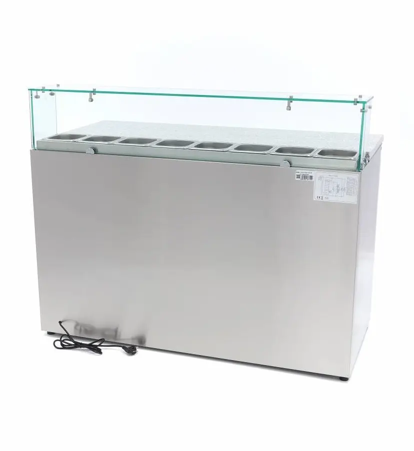 Холодильный стол для пиццы Maxima 9400208 (Inox) - 5