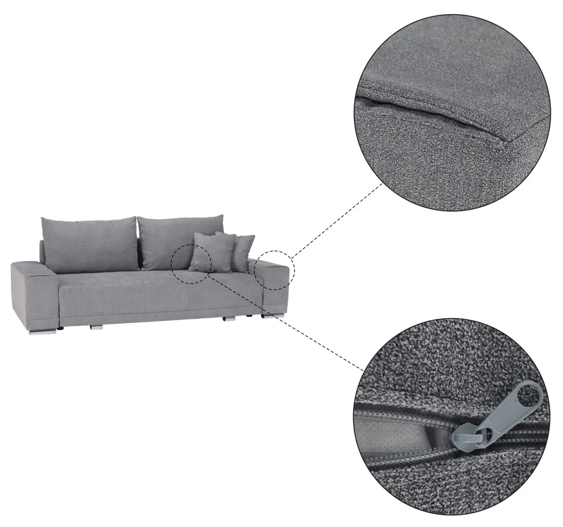 Диван раскладной Tempo Kondela Kevan Big Sofa (Light Gray)