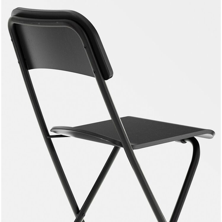 Обеденный набор Ikea Norberg/Franklin 1+2 (Белый/Черный)