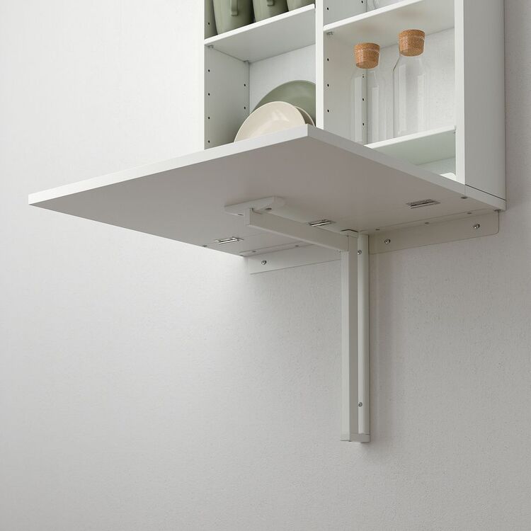 Обеденный набор Ikea Norberg/Franklin 1+2 (Белый/Черный)