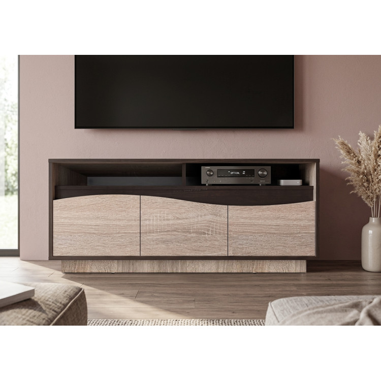 Tumba pentru TV Yasen Jeneva (Sonoma Oak Truffle/Wenge Magic)