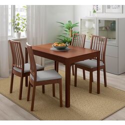 Set masa scaune Ikea Ekedalen/Orrsta 120/180cm 1+2 (Maro/Gri) Thumb