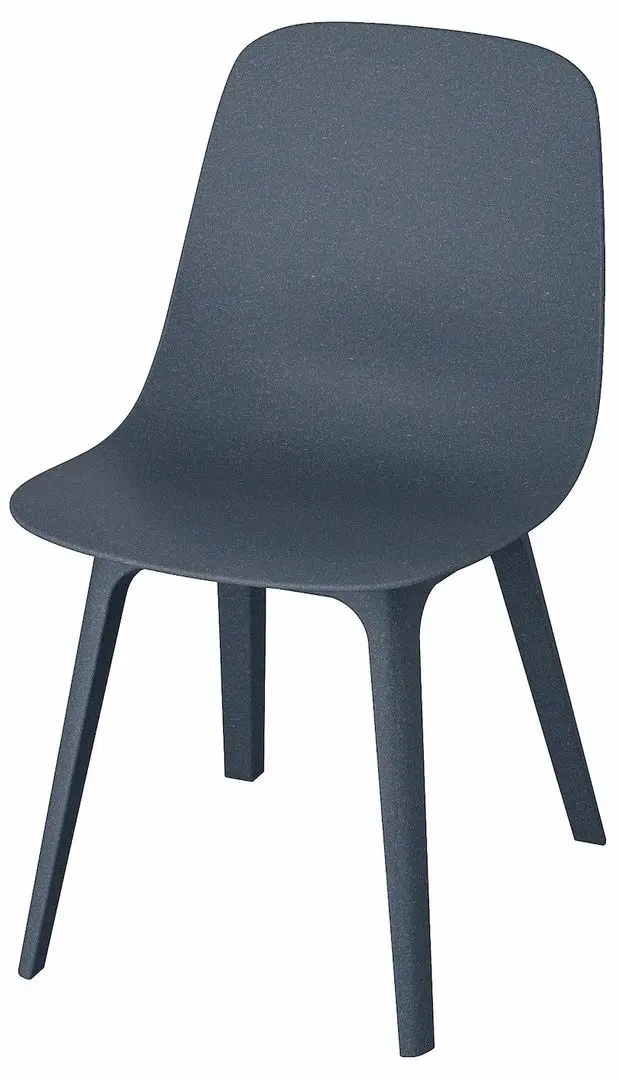 Set masa scaune Ikea Ekedalen/Odger 120/180cm 1+4 (Stejar/Albastru) - 4