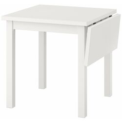 Обеденный набор Ikea Nordviken 74/104x74см 1+2 (Белый) Thumb