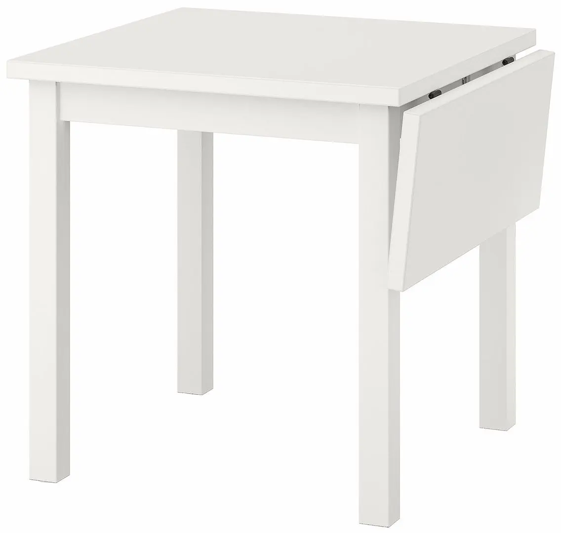 Обеденный набор Ikea Nordviken 74/104x74см 1+2 (Белый)