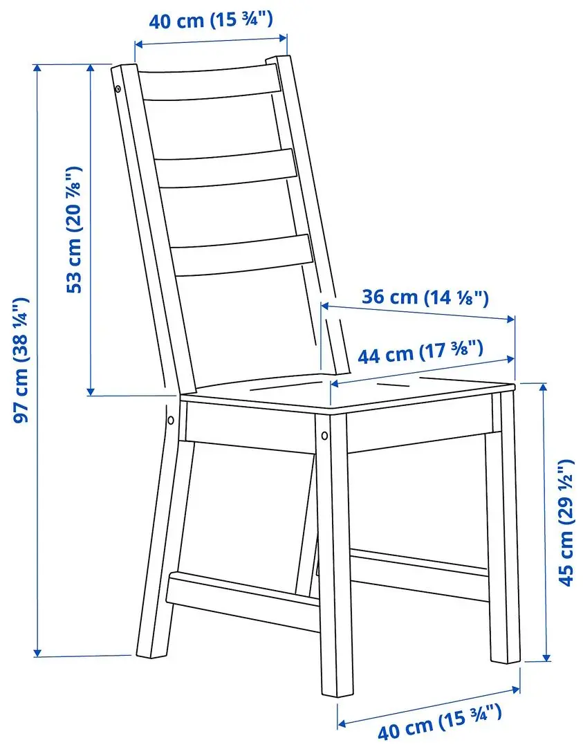 Обеденный набор Ikea Nordviken 74/104x74см 1+2 (Белый)