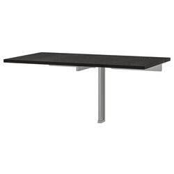 Masa extensibila de perete Ikea Bjursta 90x50cm (Negru-maro) Thumb