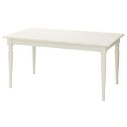 Masa extensibila Ikea Ingatorp 155/215x87cm (Alb) Thumb
