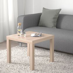 Masa pentru reviste Ikea Lack 55x55 (Aspect stejar antichizat)
