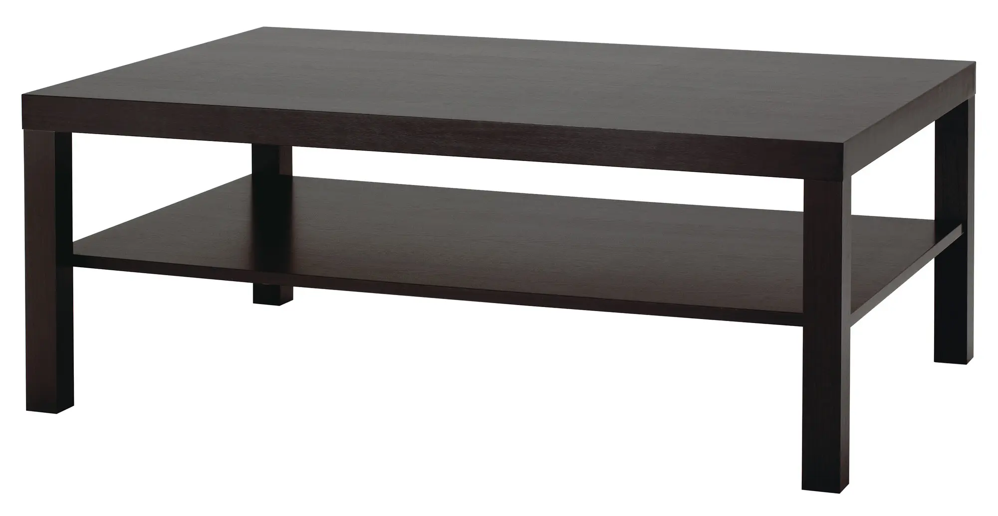 Masa pentru reviste Ikea Lack 118x78 (Negru-Maro)