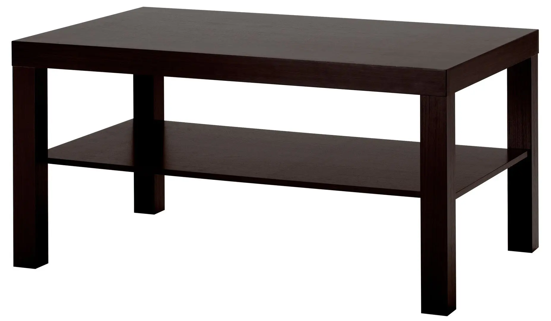 Masa pentru reviste Ikea Lack 90x55 (Negru-maro)