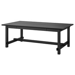 Masa extensibila Ikea Nordviken 210/289x105cm (Negru) Thumb