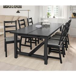 Masa extensibila Ikea Nordviken 210/289x105cm (Negru)