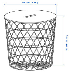 Журнальный столик Ikea Kvistbro 44 cm (Белый) Thumb