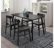 Masa Ikea Lisabo 140x78cm (Negru)