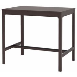 Обеденный набор Ikea Ekedalen/Orrsta 120см 1+4 (Темно-коричневый/Серый) Thumb