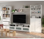 Living Ikea Billy/Brimnes 340x41x202cm (Alb)