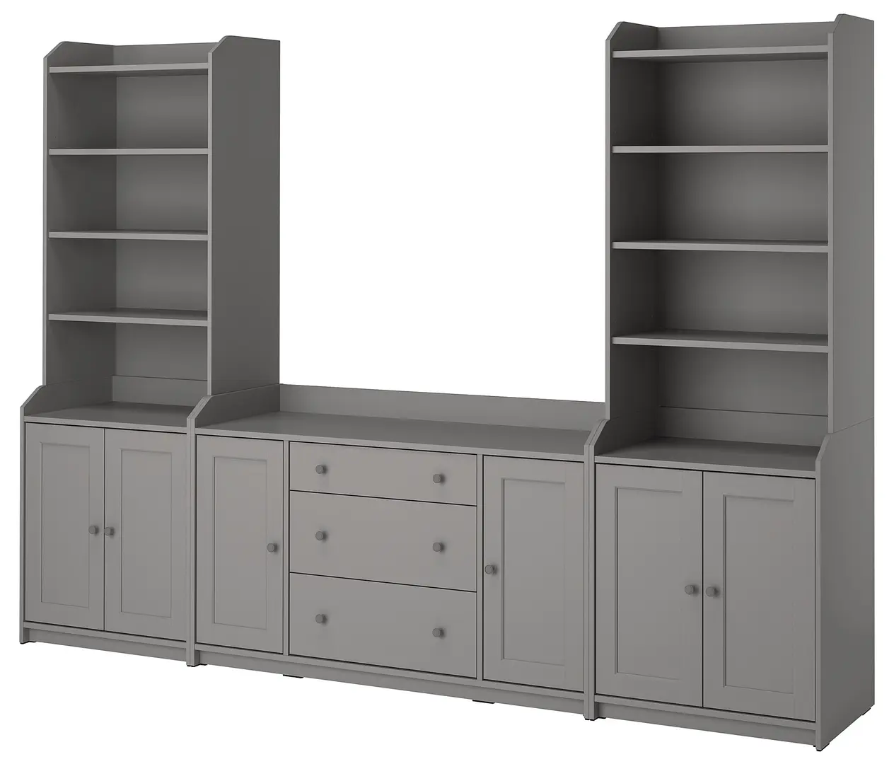 Гостиная Ikea Hauga 279x46x199 (Серый)