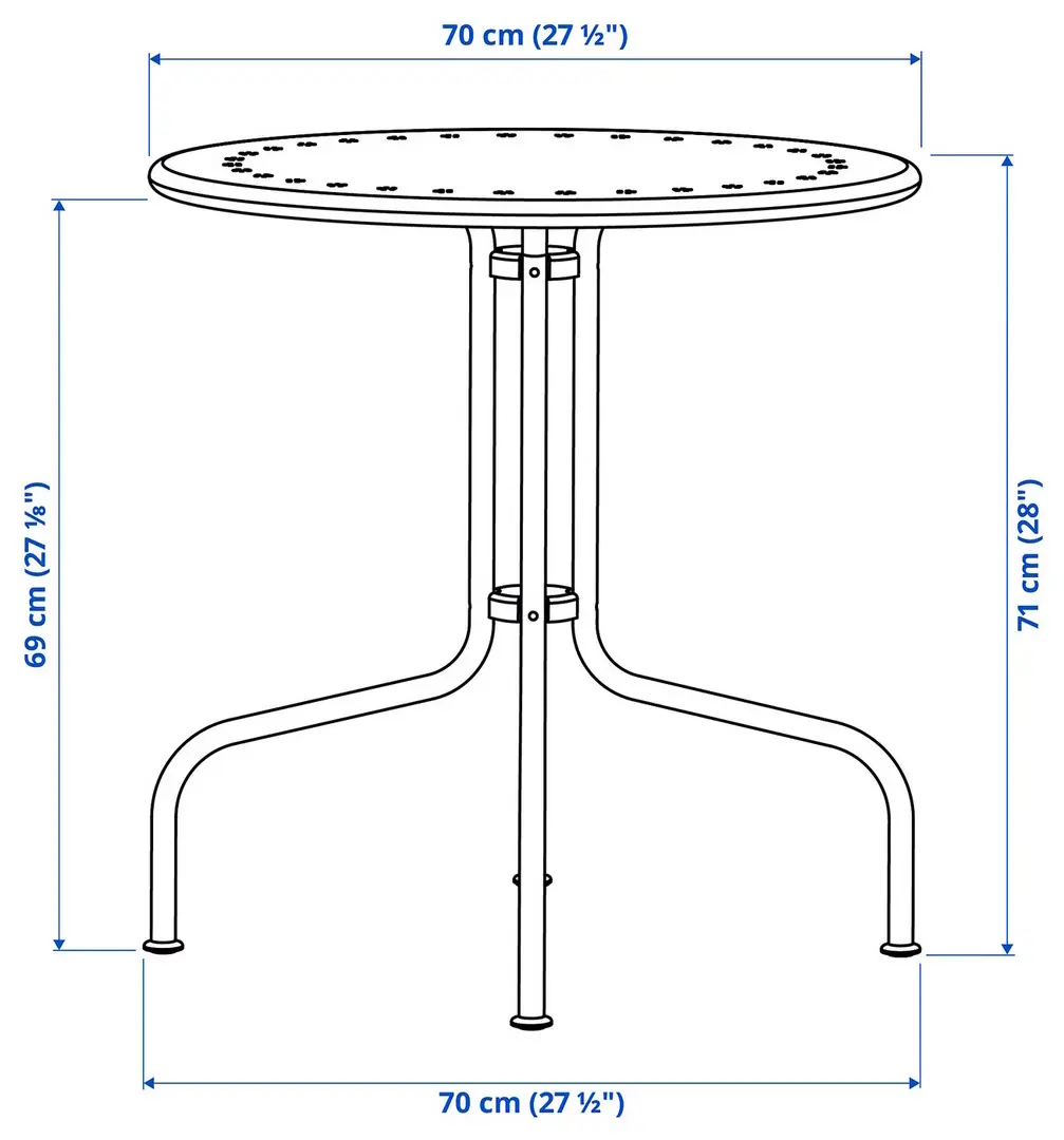 Set mobilier de gradina Ikea Lacko 2 scaune (Gri) - 10