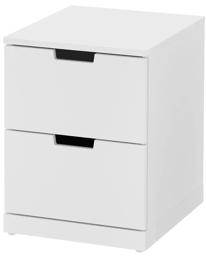 Тумба прикроватная Ikea Nordli 40x54 (Белый) - 2