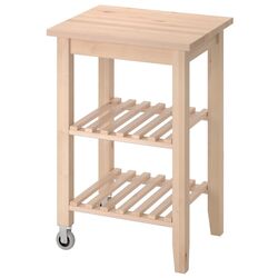 Masa de servit Ikea Bekvam 58x50cm (Mesteacan) Thumb