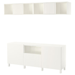 Living Ikea Besta/Eket inchidere lina 210x40x220 (Alb) Thumb
