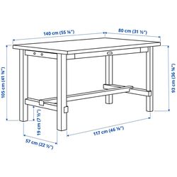 Set de sufragerie Ikea Nordviken 1+4 (Negru) Thumb