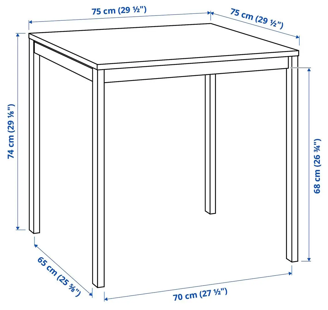 Masa Ikea Melltorp 75x75cm (Alb) - 7