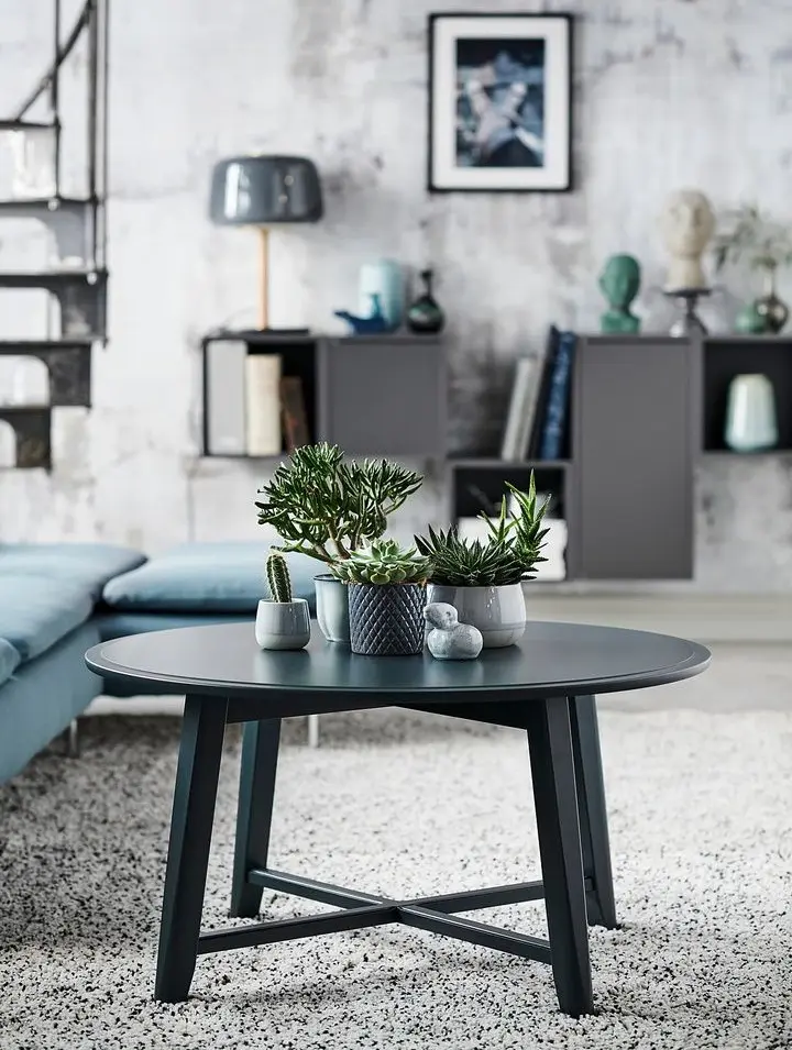 Masuta pentru reviste Ikea Kragsta 90cm (Negru)