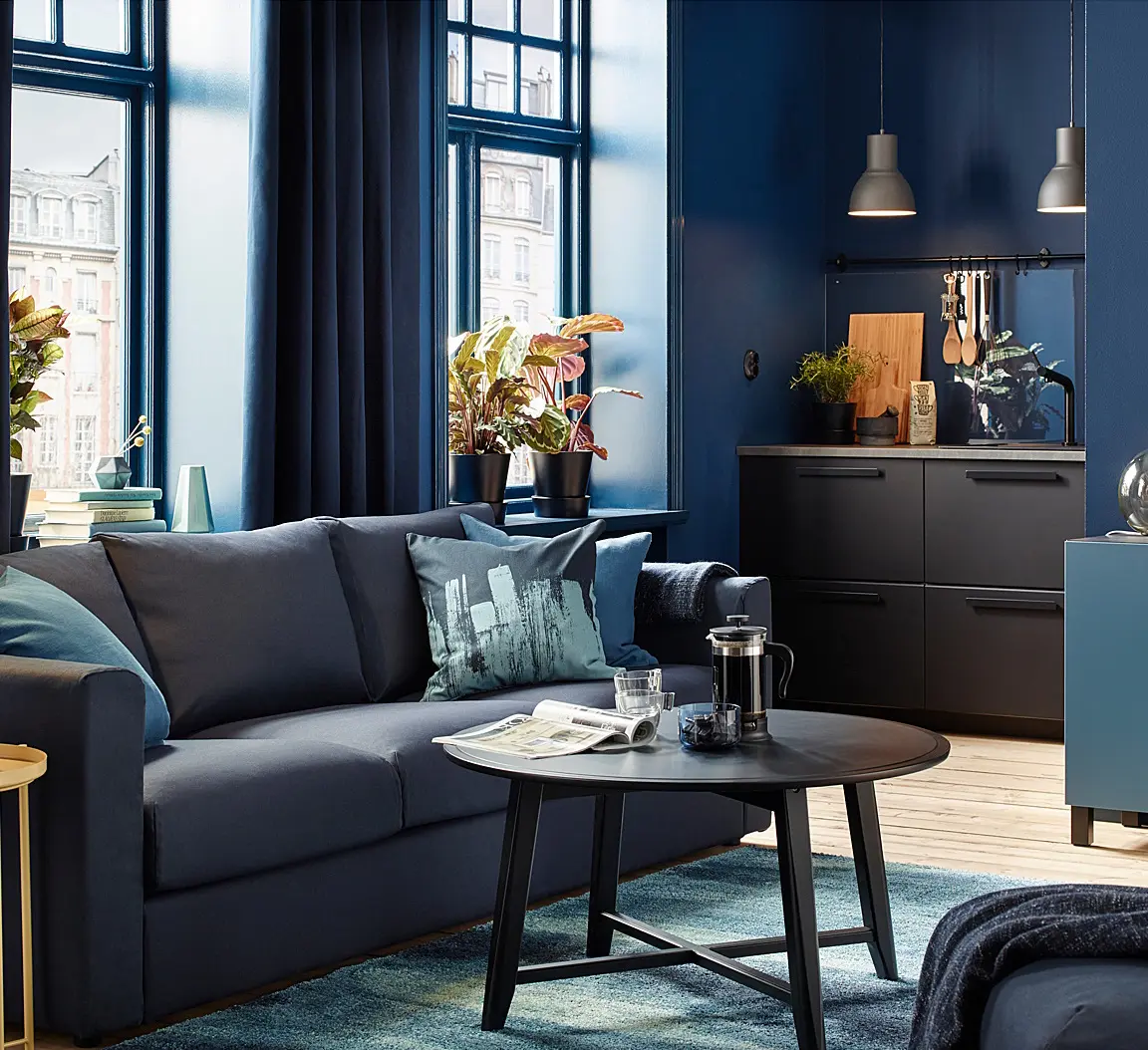 Masuta pentru reviste Ikea Kragsta 90cm (Negru)