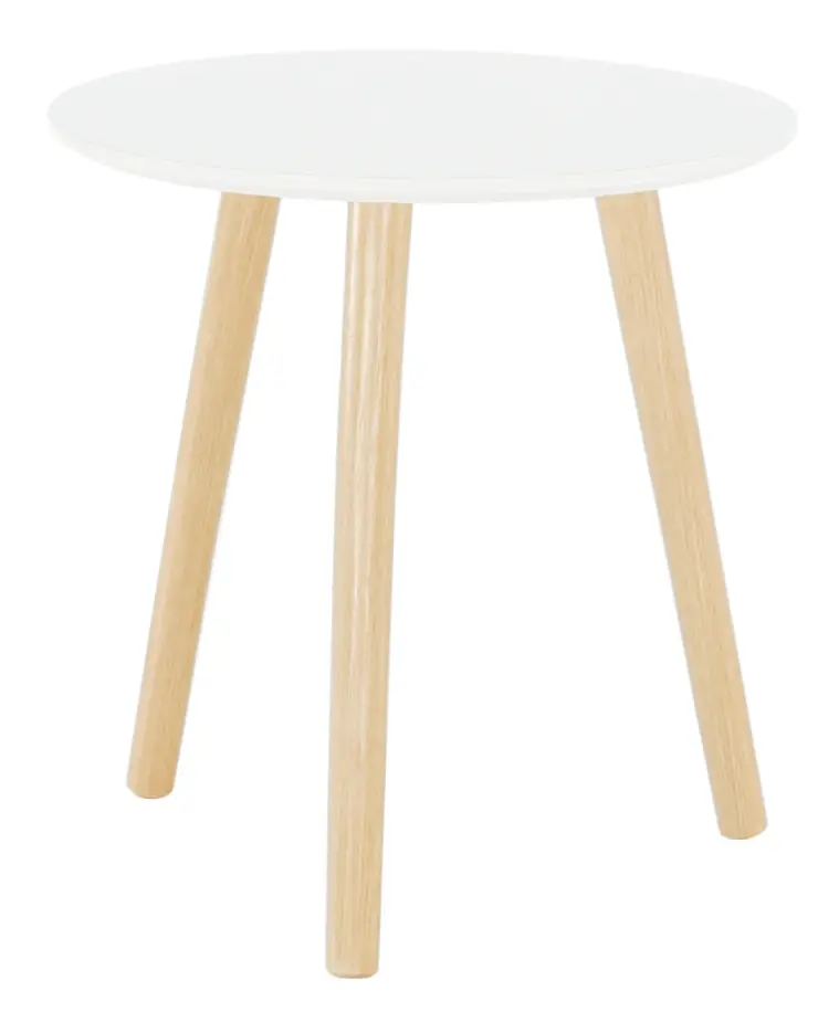 Masa pentru reviste Mobhaus Pamino (White/Natural)