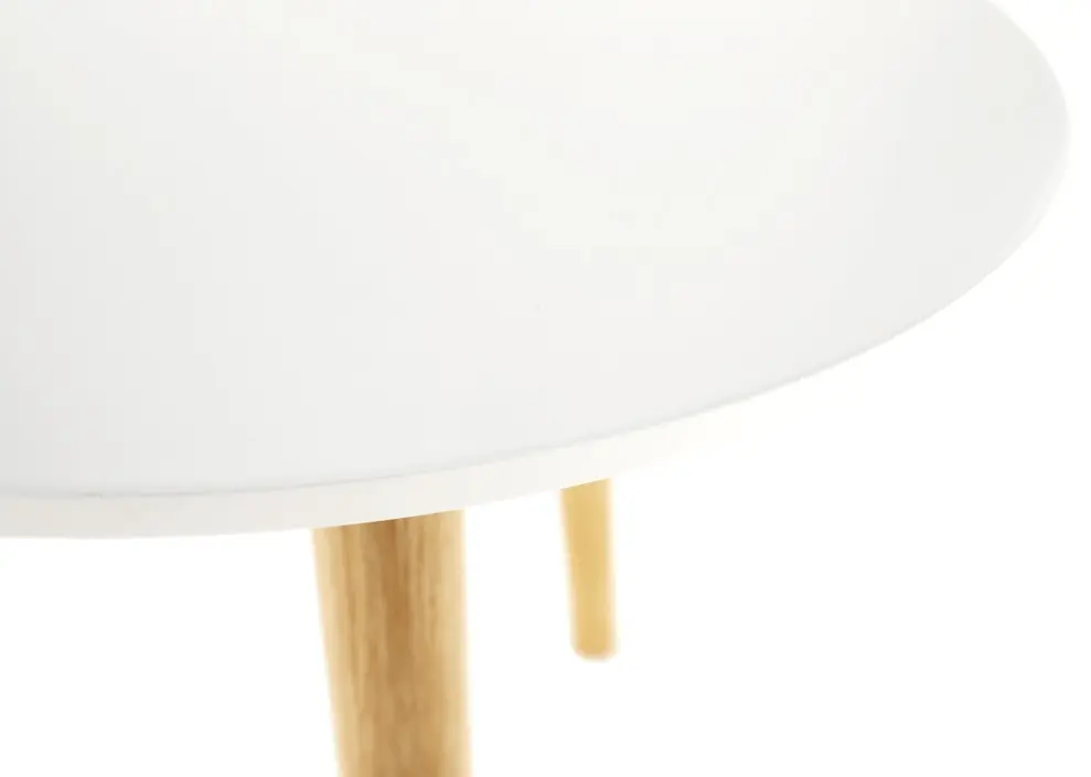 Masa pentru reviste Mobhaus Pamino (White/Natural)